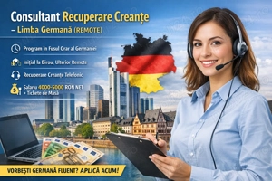 Consultant Recuperare Creanțe   limba germană (REMOTE)