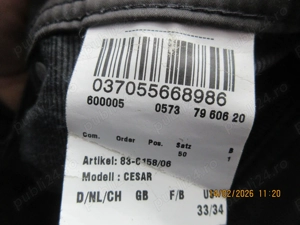 Pantaloni Blugi Cezar Chino 33 - imagine 3