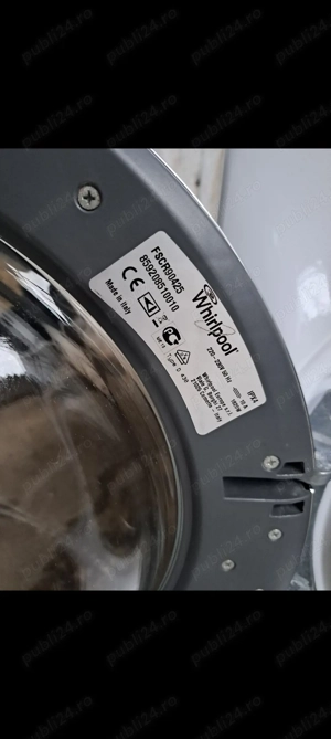 Wirlpool 9 kg 1400rpm motor invertor A+++ - imagine 5