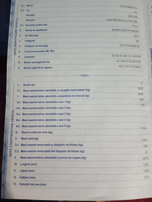 vand autoturism wv polo - imagine 4