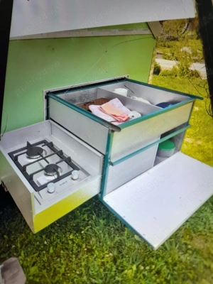 Mini-Rulotă Off-Grid Tip  A-Frame    Pliabilă și Dotată Complet - imagine 5