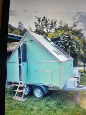 Mini-Rulotă Off-Grid Tip  A-Frame    Pliabilă și Dotată Complet - imagine 2