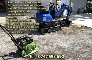 Apă  canal  rigole alei  pavaj   amenajări curte  corectare teren etc 