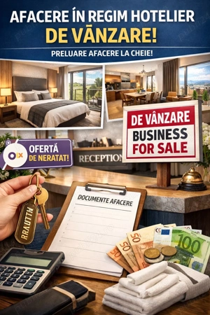 Afacere in regim hotelier la cheie