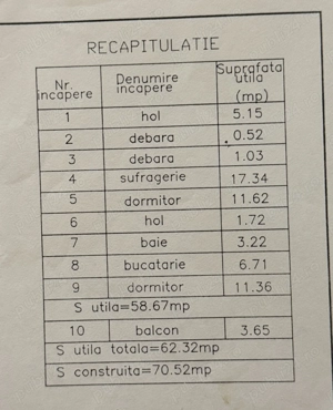 Apartament 3 camere, nord, strada Cameliei, cf 1, etaj 3 - imagine 9