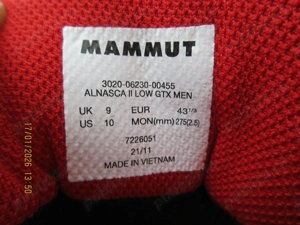 Trekkings Mammut Alnasca 2 Low Gtx Men Dark Titanium Spicy - imagine 8