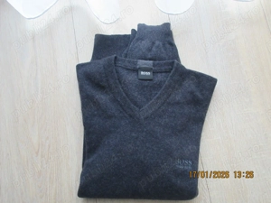 Pulover cu anchior Boss Hugo Boss 100% lana virgina M