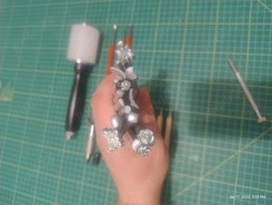 Set 20 stante pielarie + unelte sculptura modelare in piele