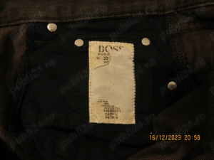 Blugi Hugo Boss Talie 33 84 cm. - imagine 4
