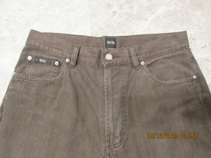 Blugi Hugo Boss Talie 33 84 cm. - imagine 2
