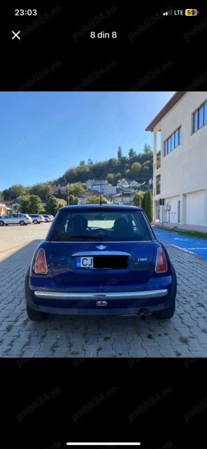 Vând- MINI ONE, 1.6 benzina, 2002, înmatriculat in RO, Dej. - imagine 8