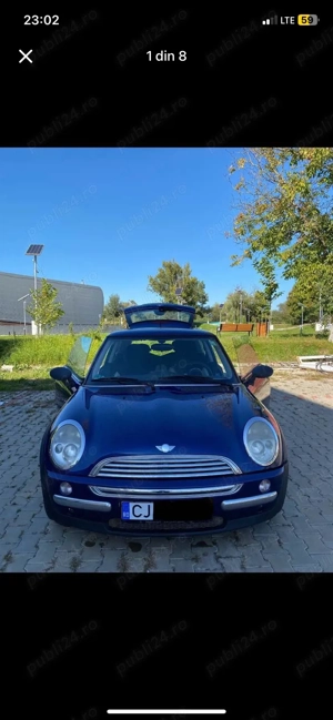 Vând- MINI ONE, 1.6 benzina, 2002, înmatriculat in RO, Dej. - imagine 9