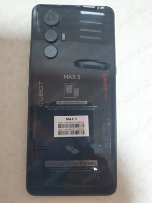 CUBOT MAX 5 5G 12(+12)GB Ram, 256GB intern, Garantie - imagine 4
