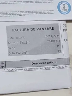 Camera cu termoviziune Pulsar Axion XQ30 Pro ca nouă in garantie - imagine 5