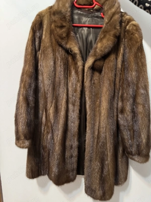Haină blană naturală nurcă nouă 