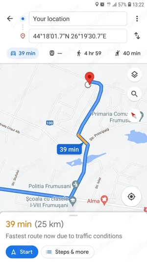 Vand teren intravilan 800mp, com. Frumusani - imagine 3