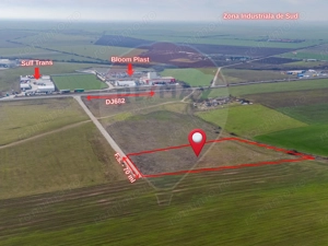 Teren intravilan 10.000 mp în Zona Industrială Sud Arad - imagine 4