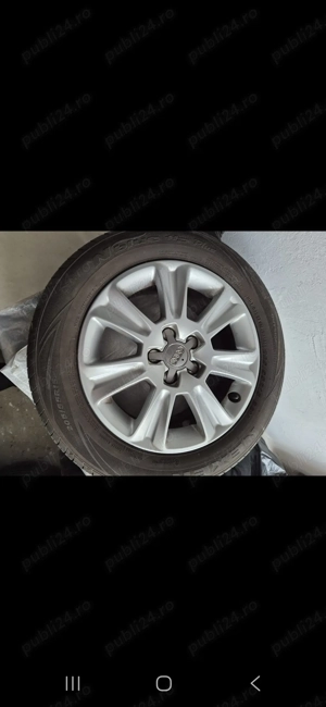 Jante de aliaj originale Audi A1, cu anvelope de vară - imagine 6