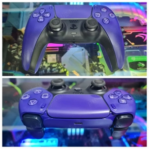 Controller PlayStation 5 DualSense, model Galactic Purple edition, cu TMR uri