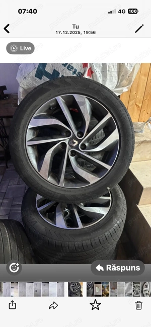 Jante cu cauciucuri Renault koleos nissan xtrail qashqai