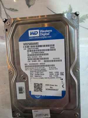 HDD western digital 250gb sata