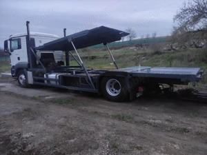 camion platforma +remorca Euro5 automat , Man Tgs