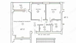Apartament 3 camere, 75 mp, zona Elisabetin - restaurant Valahia - imagine 7