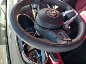 Vand Alfa Romeo Giulia, 2020, 2.0T - 280cp, 58000km interior piele rosie - imagine 8