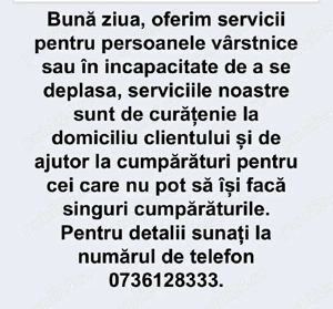 Servicii pentru persoanele vârstnice