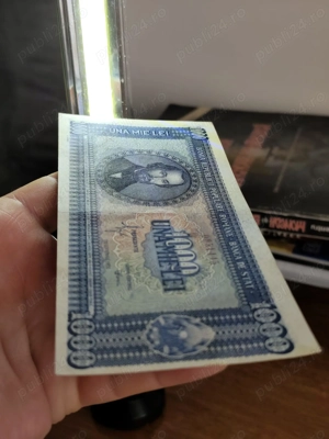 bancnote vechi de 1000 lei 1950 consecutive,foarte frumoase aproape UNC - imagine 5