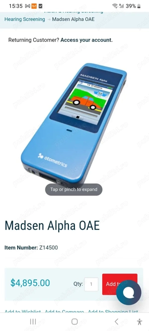 Tester auz...aparat medical,computer test - imagine 2