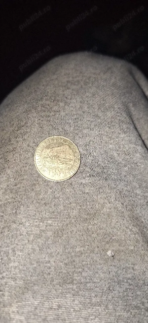 moneda de vanzare 50 ban din 1989 - imagine 2