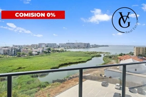 Apartament 3 camere Mamaia-Sat - vedere frontala lac 