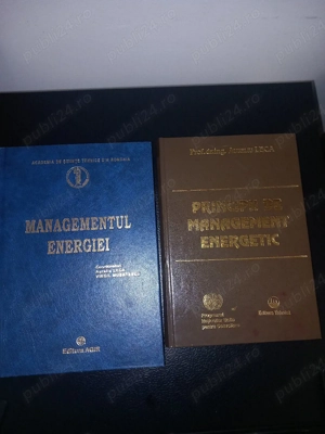 Lot 2 carti Managementul Energiei si Principii de Management Energetic, Aureliu Leca  - imagine 4