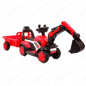 Mini excavator Kinderauto BJXZ219B 35W 6V, cupa electrica si RC