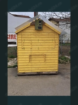 Chiosc kiosk casa lemn 2x2 metri