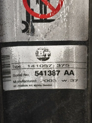 Liza electrica cu BT LST   1450 kg, lift 3750 mm, electrostivuitor, electrotranspaleta  - imagine 5