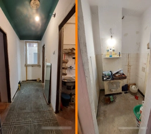 Ultracentral, trei camere, două băi, balcon, zonă centrală, etajul patru, Hunedoara. - imagine 8