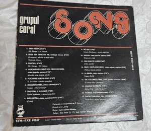 Disc vinil Grupul Coral SONG   Electrecord STM-EXE 01559 - imagine 2
