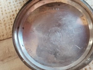 Ceas de buzunar din argint BILLODES - imagine 2