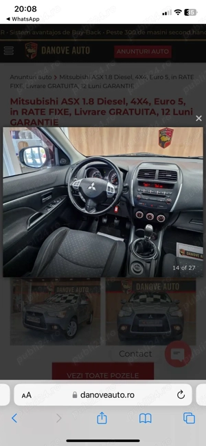 mitubishi asx 1.8 diesel clear tech - imagine 5