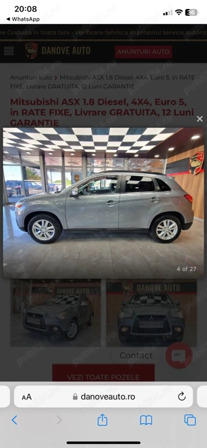 mitubishi asx 1.8 diesel clear tech - imagine 4