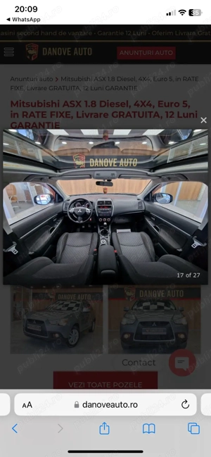 mitubishi asx 1.8 diesel clear tech - imagine 2