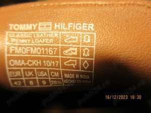 Mocasini Loafer Tommy Hilfiger 41 26,5 - imagine 5