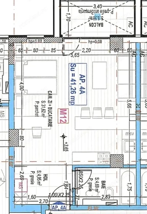 Studio modern, 41.18 mp, zona Torontalului