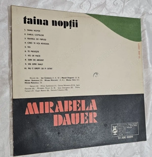 Disc vinil Mirabela Dauer   Taina nopții   Electrecord - imagine 2
