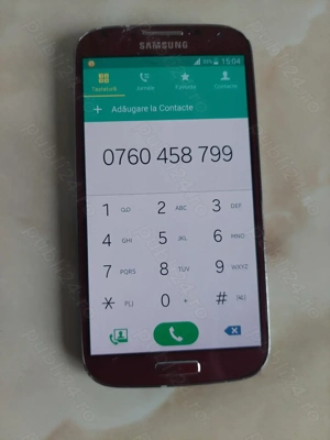 [S4] Vând Samsung Galaxy S4 roșu, puțin spart, funcțional [poze reale] - imagine 4