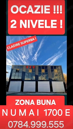 OCAZIE! Spatiu comercial P+1 220MP+300 mp curte betonata - imagine 2