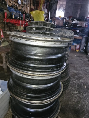 vind jante wv t5 pe 16 cu cauciucuri si capace - imagine 2