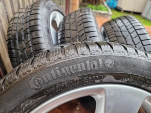 Set jante aliaj originale VW R17 + Continental 205 55 R17 iarnă! - imagine 2